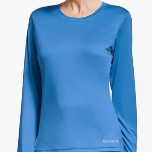 Baleaf Women's Vibrant Blue Long Sleeve Top, Size large